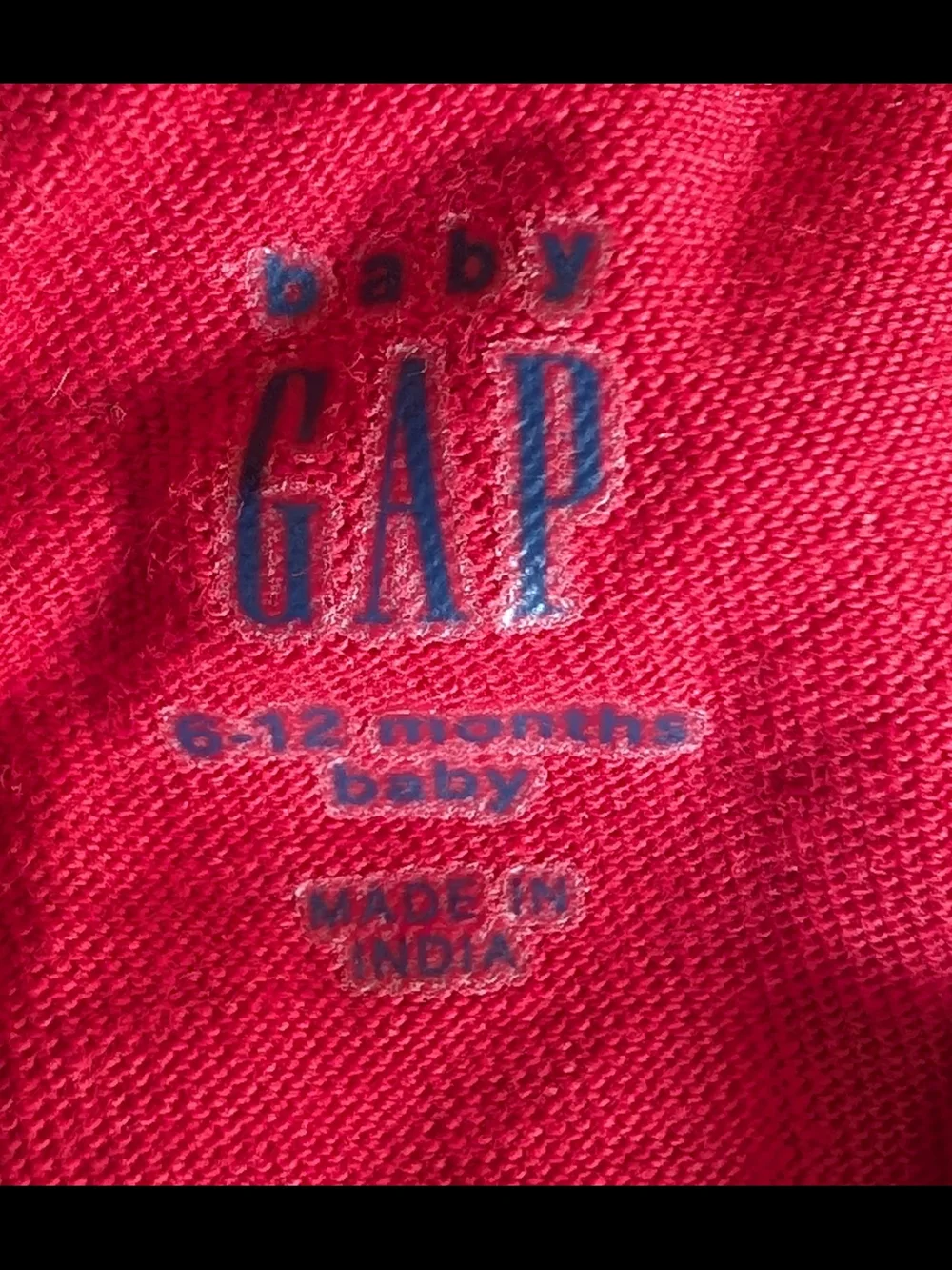 Baby Gap Bright Red Swiss Dot Mesh Ruffle Long Sleeve Dress Onesie 6-12M
